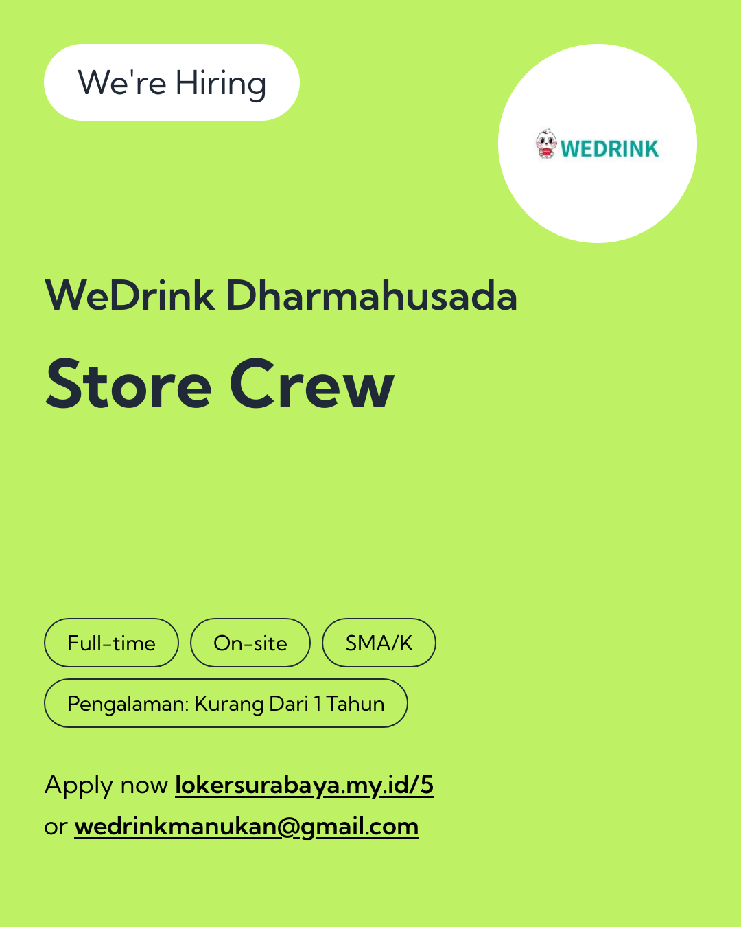 Logo WeDrink Dharmahusada