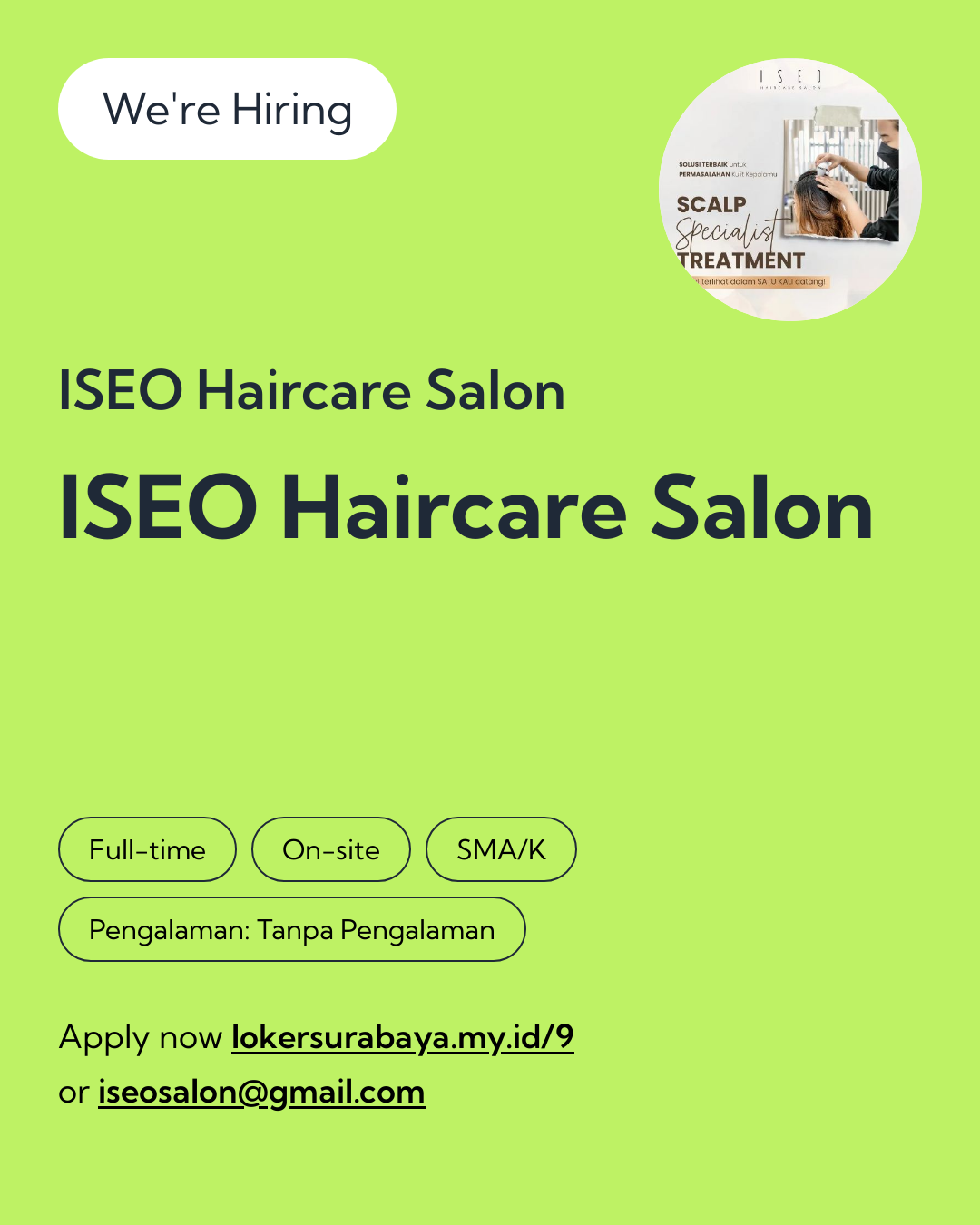Logo ISEO Haircare Salon