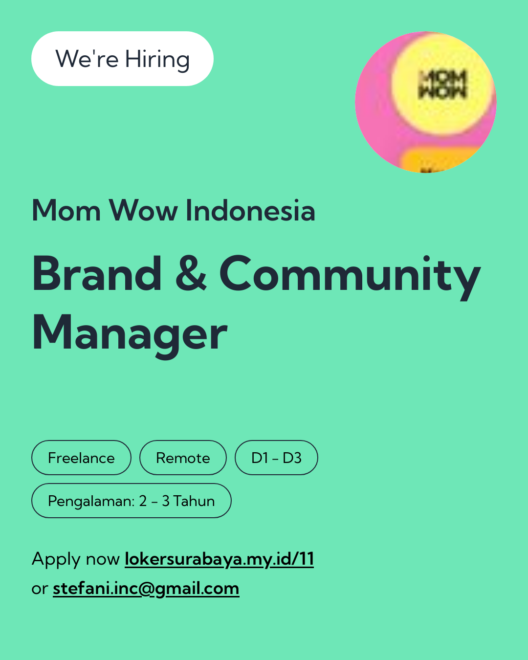 Logo Mom Wow Indonesia